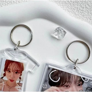 พร้อมส่งจากไทย!!! พวงกุญแจกรอบรูปอะคริลิค งาน DIY ใส่รูปได้ งานสวยลายน่ารัก *ทางร้านไม่มีบริการปริ้นรูปค่ะ
