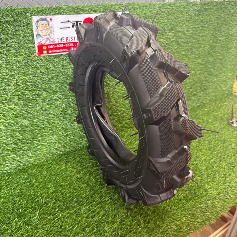 ยางรถไถ ขนาด 4.00-10 (แบบบั้ง) หนา 10 ชั้น รับน้ำหนักได้ 280 กิโล(ต่อเส้น) - รูปที่ 4