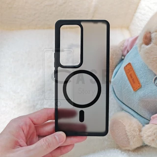 เคส Vivo V40 / V50 / V30 / V60 / V70 เคสแม่เหล็ก กันกระแทก ฝาหลังแข็ง ส่งจากไทย Frosted Case