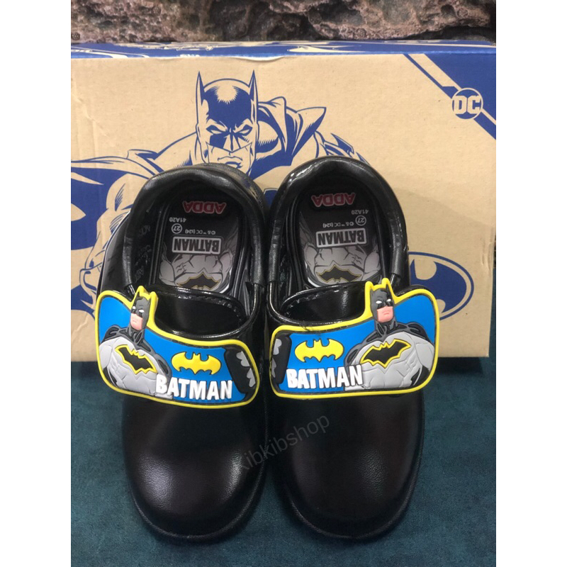 💥NEW 2025 รองเท้านักเรียนอนุบาล แบทแมน  รุ่นมีไฟ🔥กระพริบ จาก ADDA  41A20 และพละขาว 41N20 - รูปที่ 5