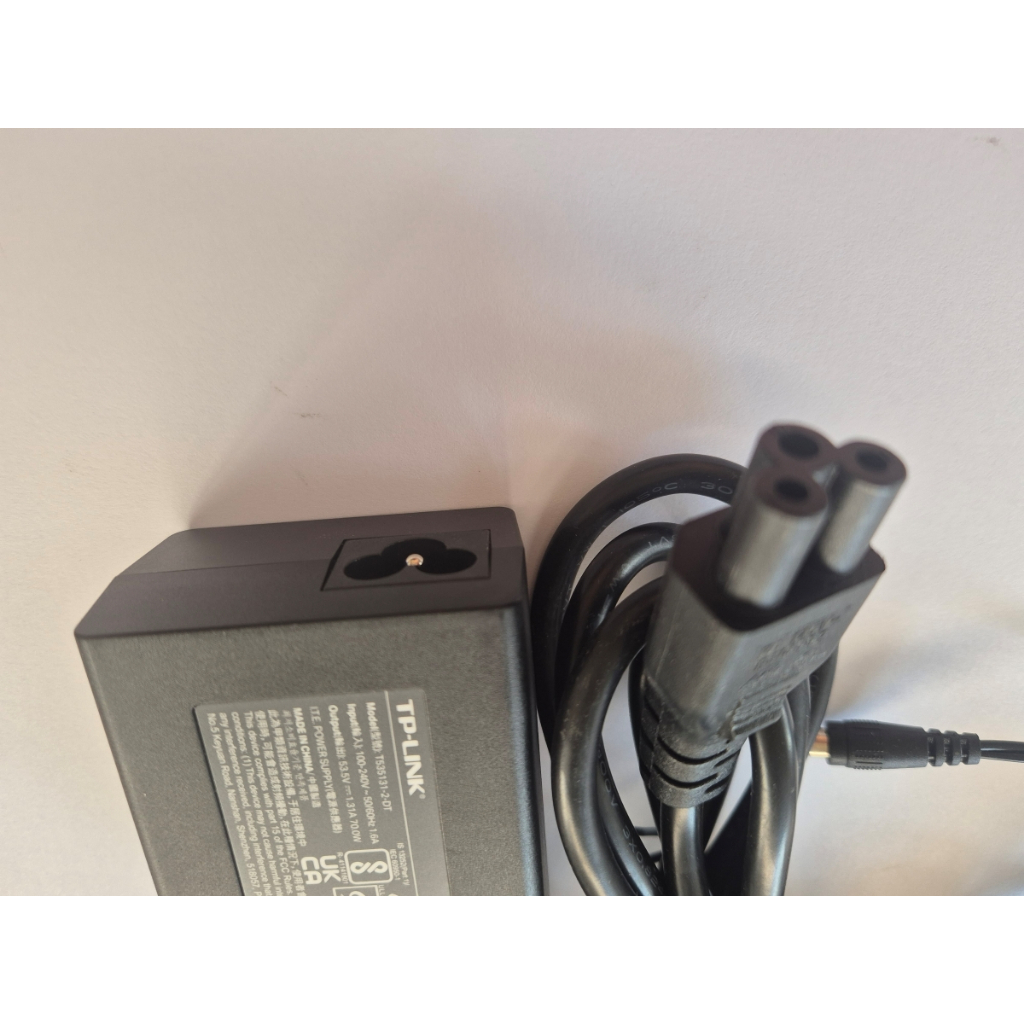 แท้ 100% อแดปเตอร์ Adapter TP-LINK 53.5V / 1.31A  (5.5*2.1mm)พร้อมสายไฟ tp link