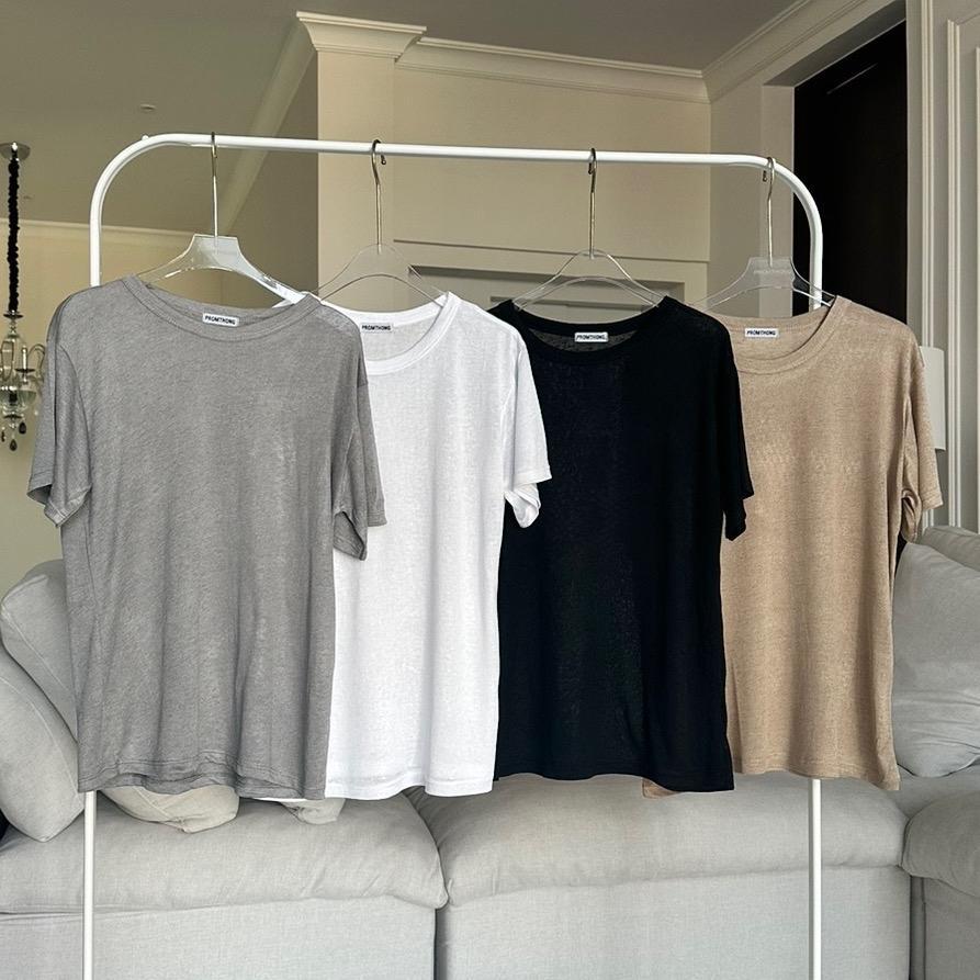 เสื้อยืดคอกลมผ้าสลาฟ Unisex PROMTHONG