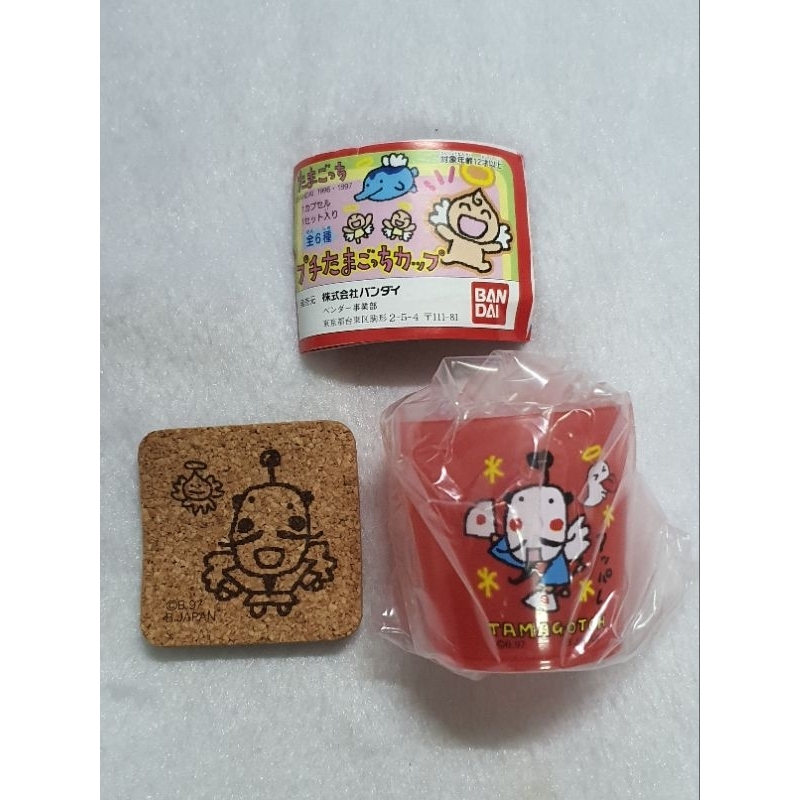 Tamagotchi Gachapon Shogun Angel Plastic Red cup