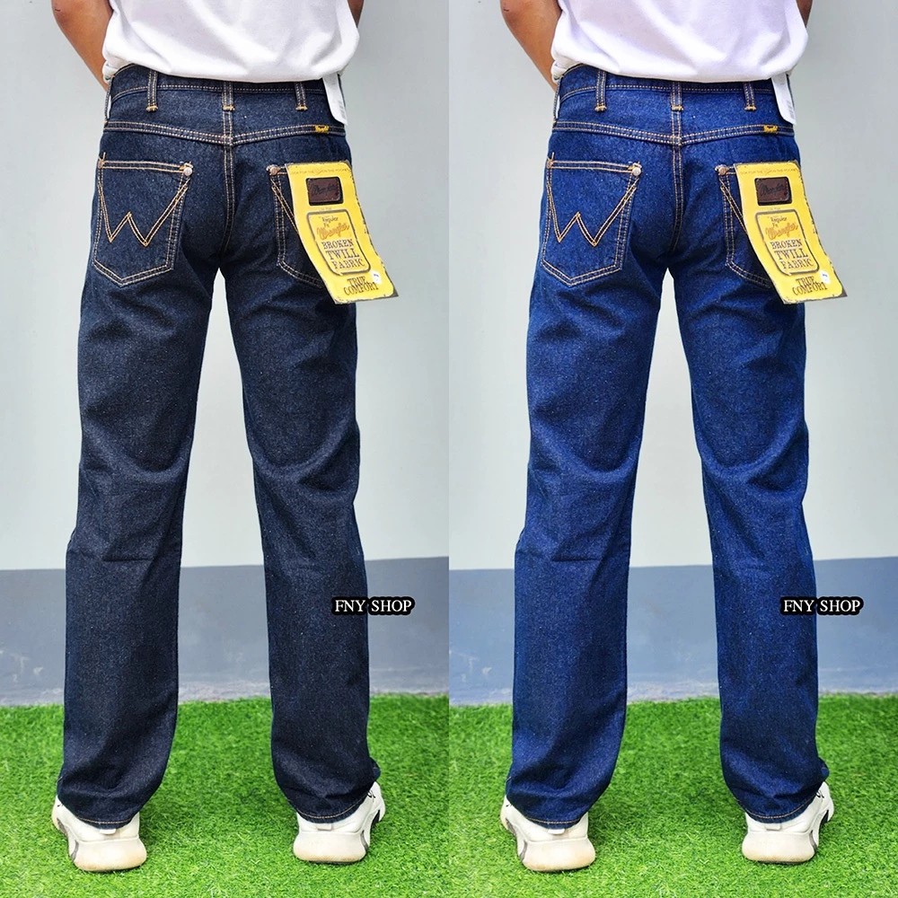 กางเกงยีนส์ แรงเลอร์ Jeans มี5รุ่นให้เลือก ผ้าเดนิมยีนส์แท้ กางเกงยีนส์ขากระบอกชาย