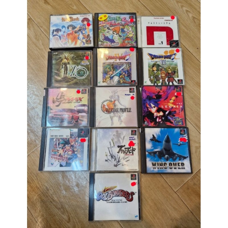 แผ่นเกมส์ playstation 1 (PS1) ของแท้มือ2เกมละ 120 บาท