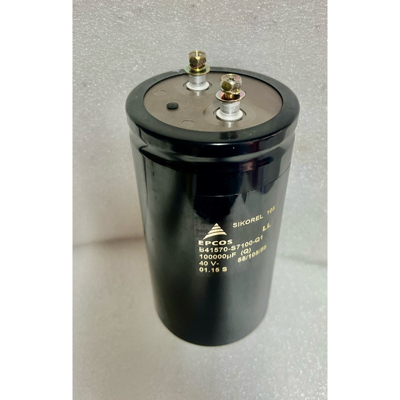 100,000UF 40V  EPCOS  B41570-S7100-Q1 CAPACITOR  100,000UF 40V C100,000UF 40V  C100,000UF 40Vdc สินค