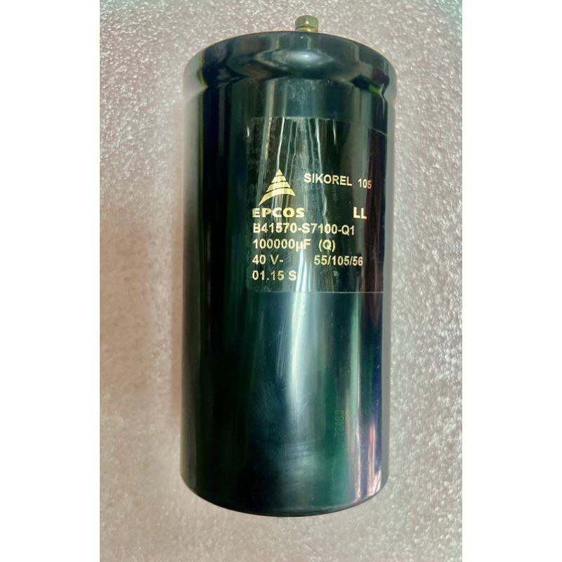 100,000UF 40V  EPCOS  B41570-S7100-Q1 CAPACITOR  100,000UF 40V C100,000UF 40V  C100,000UF 40Vdc สินค