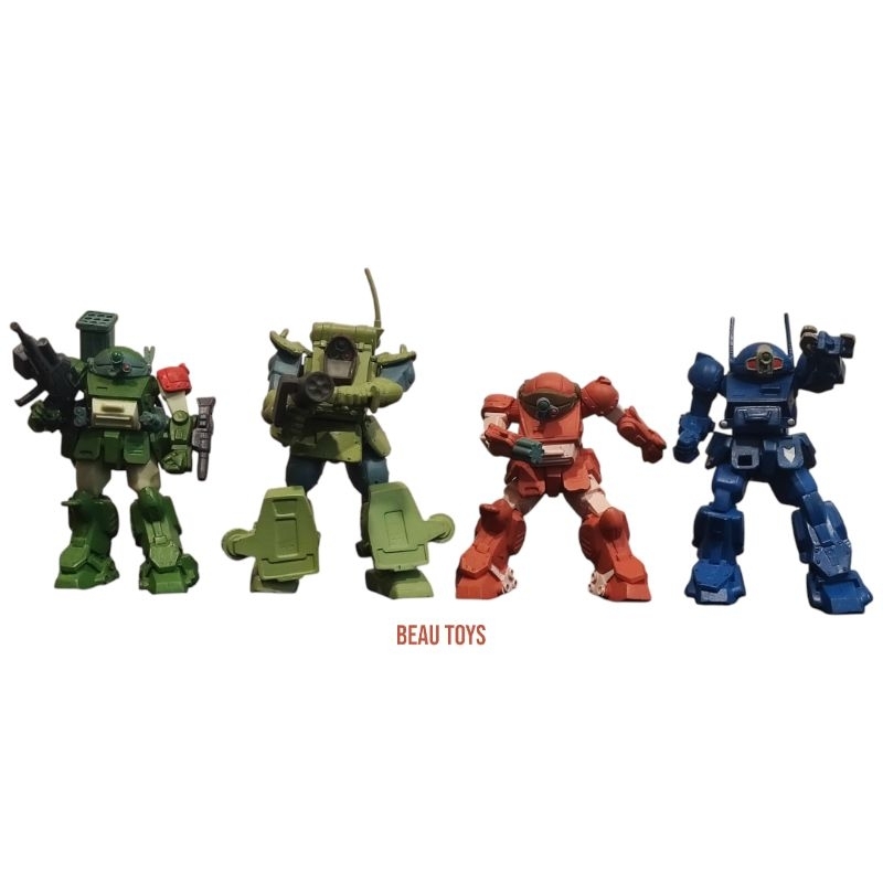 (ของแท้💯)Bandai HG Gashapon Mini Figure Armored Trooper Votoms 4 ชิ้น