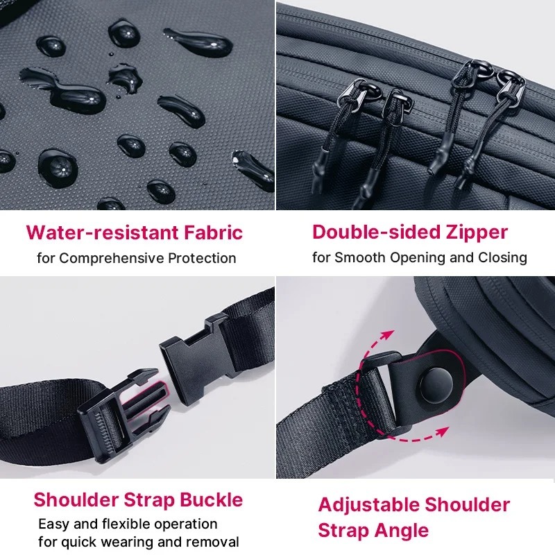 Ulanzi BP08 TRAKER Travel Chest Bag กระเป๋ากล้องคาดเอว GoPro/ DJI/ insta360/ Mirrorless อุปกรณ์เสริม