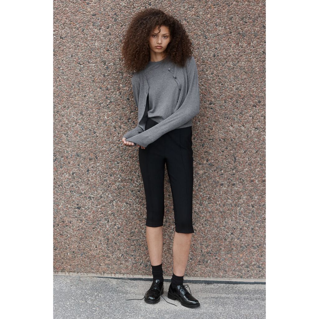 H&M(เอชแอนด์เอ็ม) เสื้อยืดทอลายละเอียด ผู้หญิง 1232470_2