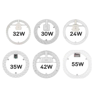 Lamptan หลอดซาลาเปา 24w 30w 32w 35w 42w LED LENS MODULE และ 24w LENS Module SWITCH 3 STEPS (สลับ3สี)
