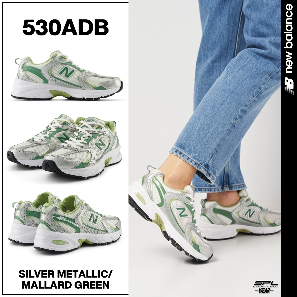 New Balance นิวบาลานซ์ รองเท้าผ้าใบ รองเท้าลำลอง ND UX Silver MallardGreen MR530ADB (4990)