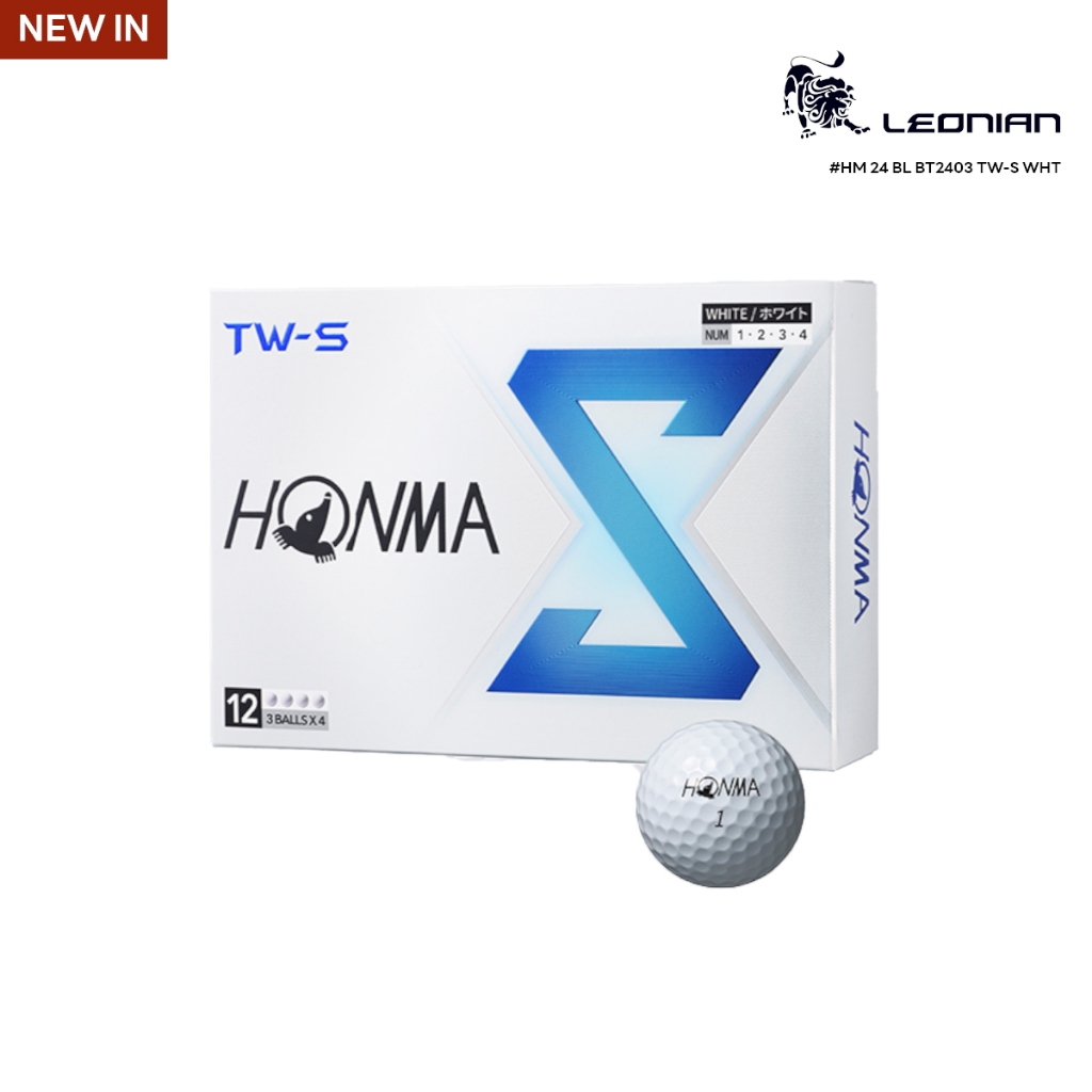 ลูกกอล์ฟ HONMA TW-S WHT (Golf Balls BT2103-BT2403)