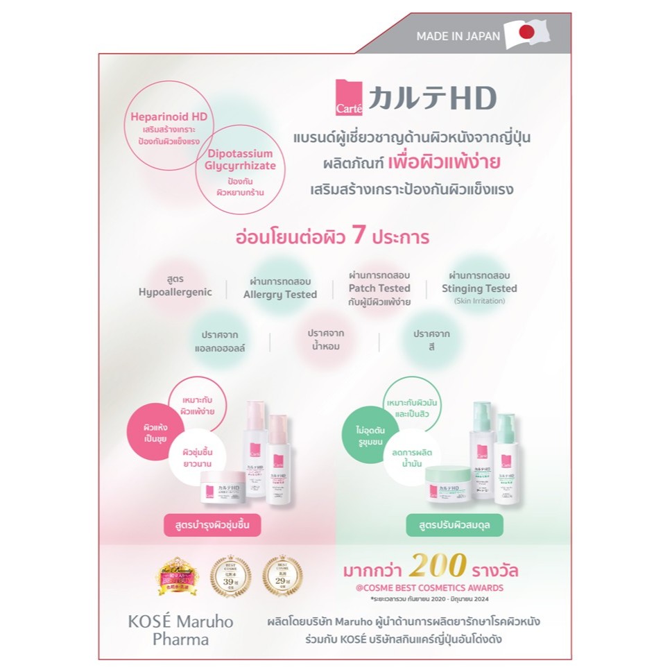 คาร์เต้ เฮชดี เจล 100ก / Carte HD Gel 100g - รูปที่ 3