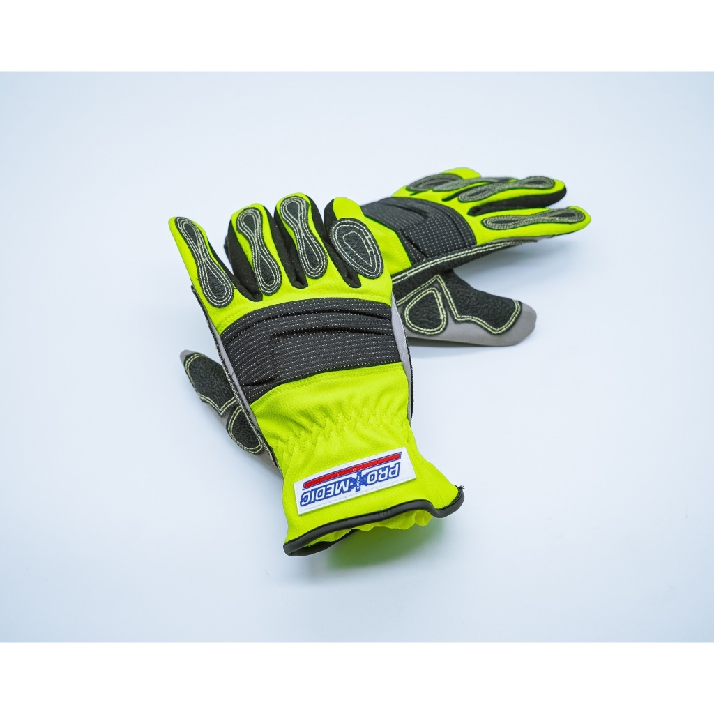 ถุงมือกู้ภัย เครื่องตัดถ่าง Promedic Glove