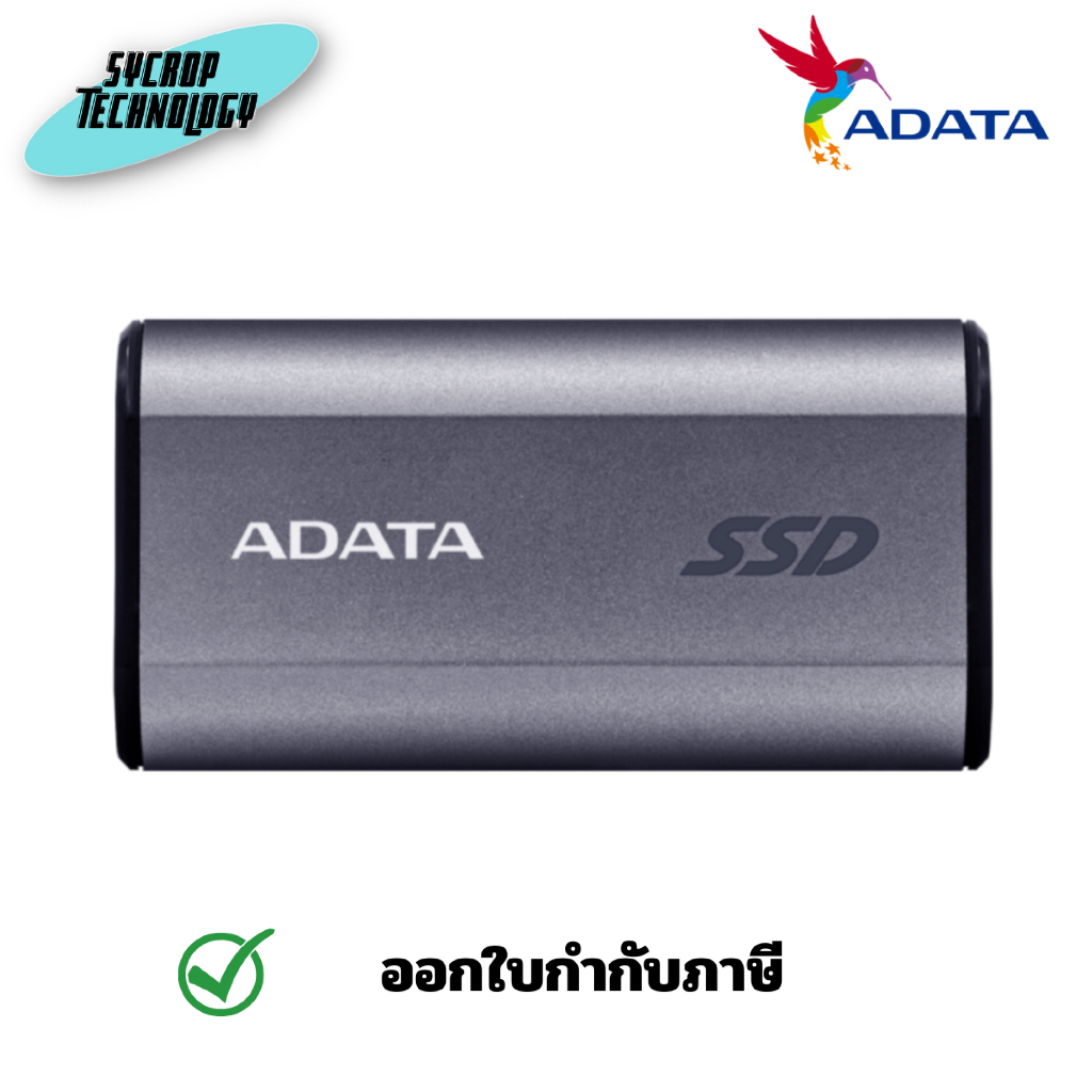 Adata เอสเอสดี SC750 ExtSSD 1000GB Type-C R1050 BK ประกันศูนย์