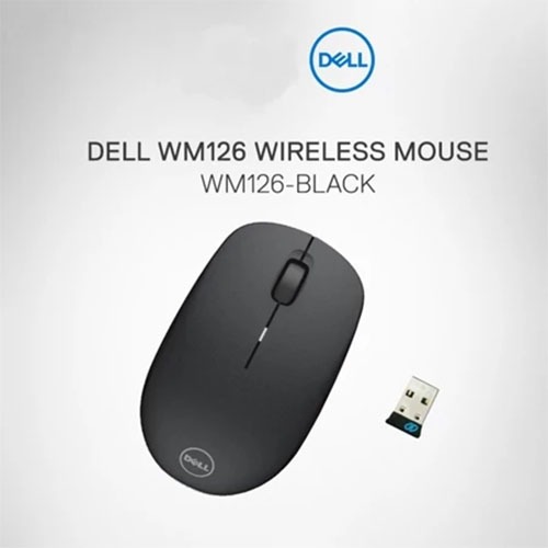 ⚡️ของแท้!!⚡️ MOUSE (เมาส์ไร้สาย) DELL WIRELESS WM126 (BLACK)