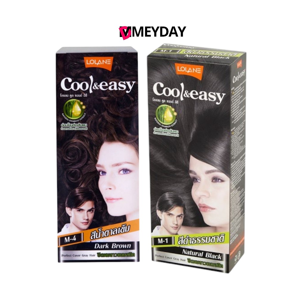 Lolane  โลแลน  Cool & Easy M-4 Dark Brownคูล แอนด์ อีซี่ เอ็ม-4 สีน้ำตาลเข้ม  45-50 ml
