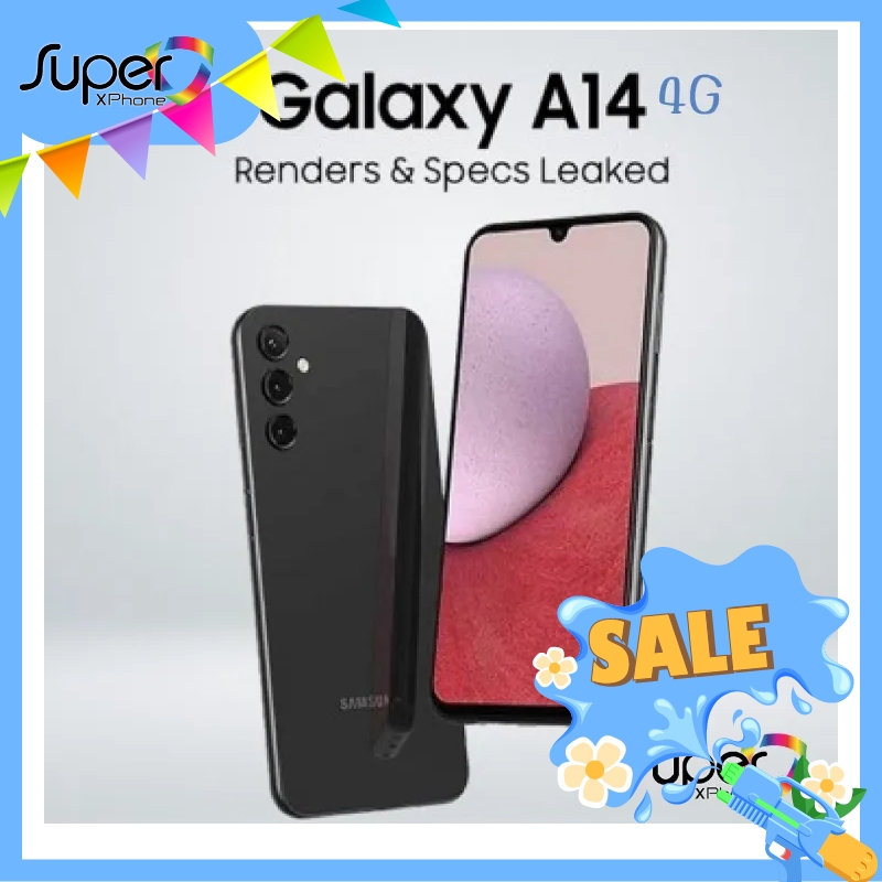 Samsung Galaxy A14 (4+128GB (4G) ไม่เเถมหัวชาร์จ Adapter