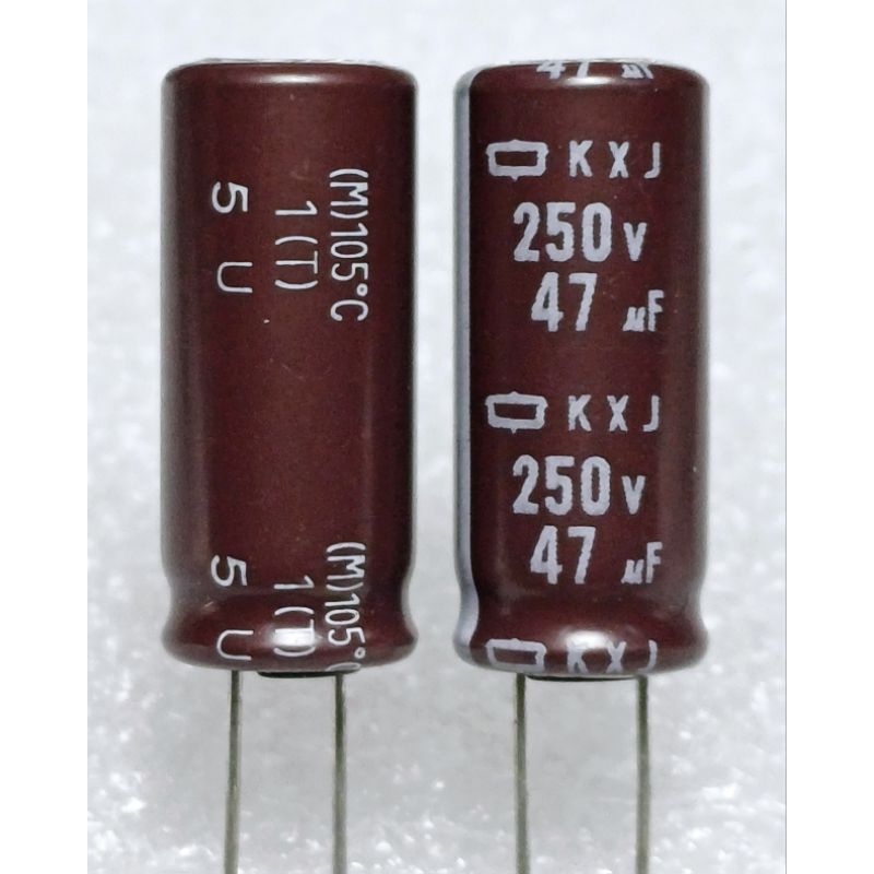 Nippon Chemi-con KXJ 47uf 250v capacitor ตัวเก็บประจุ คาปาซิเตอร์