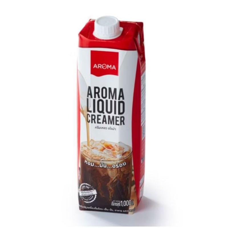 ครีมเหลวอโรม่า 1000 ml. ครีมเทียมข้นจืด