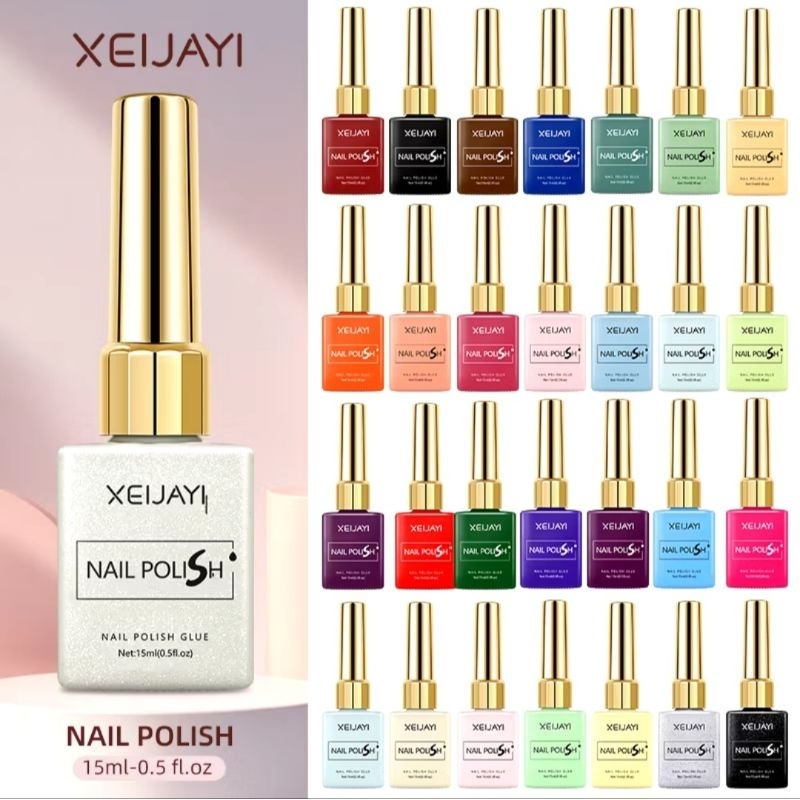 สีทาเล็บเจล XEIJAYI 15ml. สีตามขวด