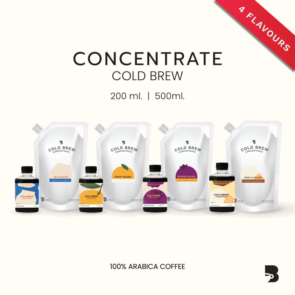 กาแฟสกัดเย็นเข้มข้น - Cold Brew Concentrate The Baristro