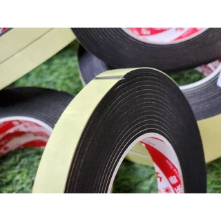 เทปโฟม กันรั่ว diy สติกเกอร์ กาวหน้าเดียว หนา2mm กว้าง15mm ยาว5M.โฟมฟองน้ำ แถบกันกระแทกแผ่นกันกระแทกป้องกันการชนกันไอน้ำ