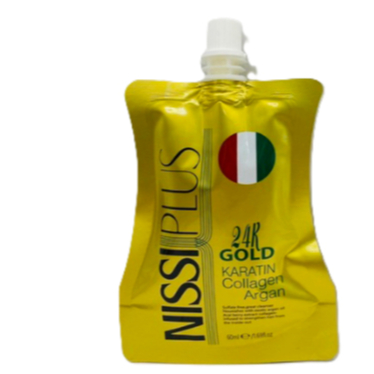 ซองเล็ก60ml Nissi plus rich keratin collagen argan นิซซี่ พลัส ริช คอลลาเจน อาแกน ครีมนวดผม ทรีทเม้นท์บํารุงผม ขนาดทดลอง