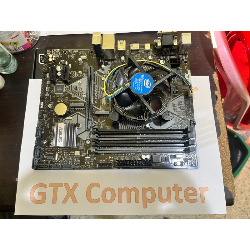 เมนบอร์ด ซีพียู มือสอง เมนบอร์ด Gen8-9 ซีพียู เจน8-9 i3-8100+ Asus Prime B360-A สภาพสวย ใช้งานปกติ 1