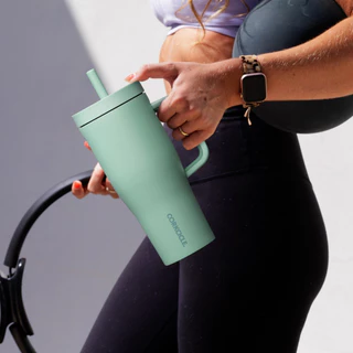 Corkcicle | Thyme เขียว | Keeps Cold เก็บเย็น 25hrs | ขวดน้ำพกพา Sport Canteen