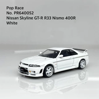 Pop Race 📌No. PR640052 📌 Nissan Skyline GT-R R33 Nismo 400R White