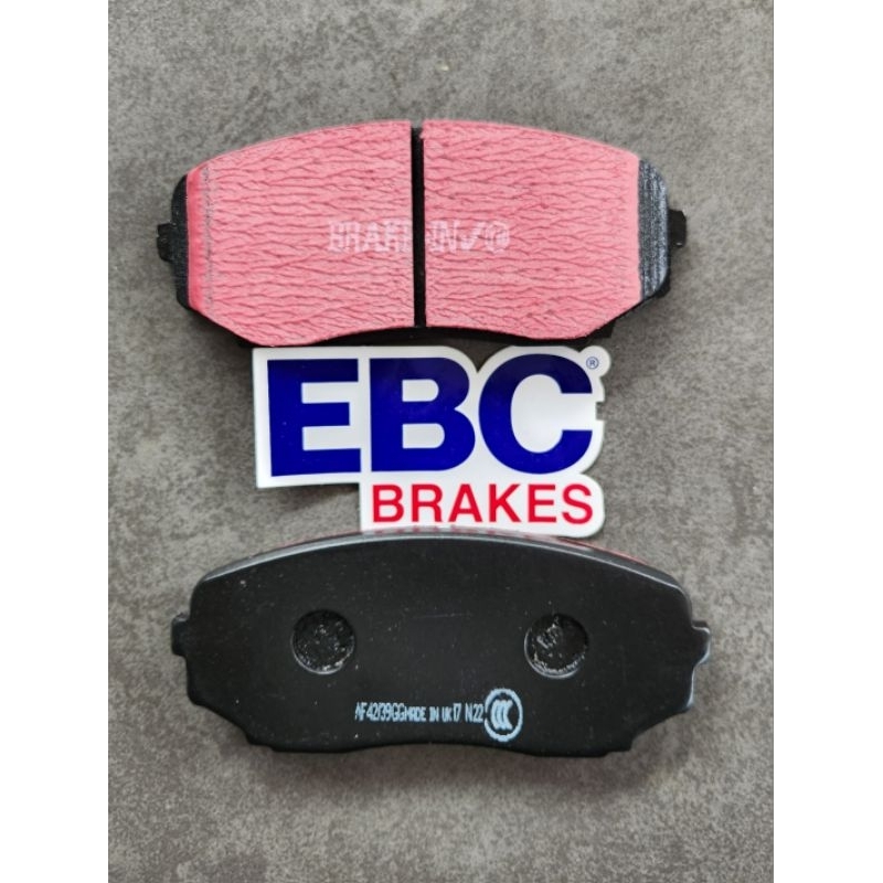 ผ้าเบรค EBC Brakes/ ผ้าหน้า Mitsubishi All new pajero Sport ปี 16-20
