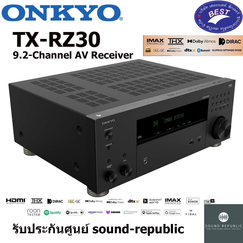 Onkyo TX-RZ30 9.2-Channel AV Receiver