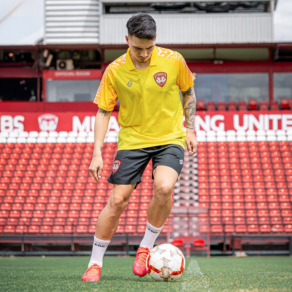 EG5164 เสื้อฟุตบอลคอปกวีปกพิมพ์ลายAFCON-AZTEC (EGO SPORT)