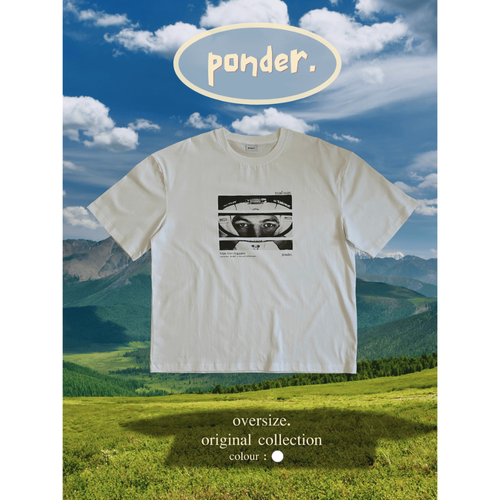 ponder (mad max.)🏎️Oversize-Tee