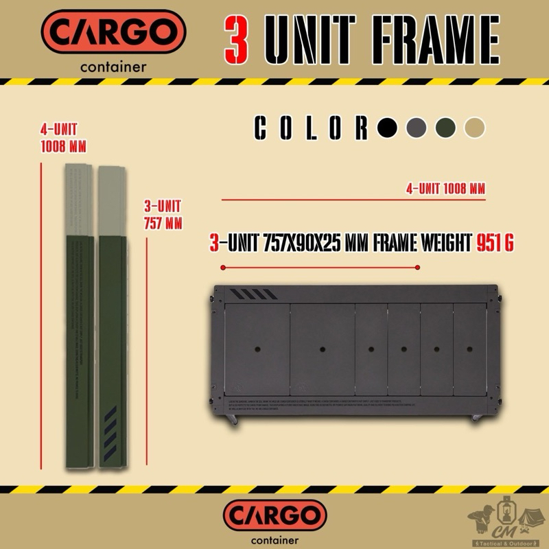 Cargo container igt part 3-unit frame