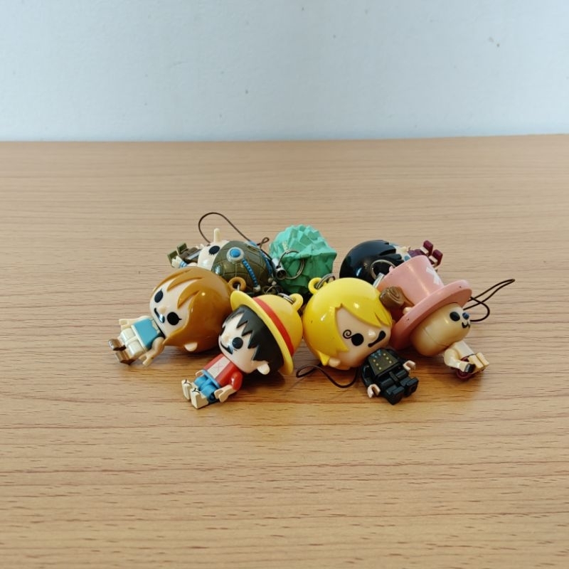 พวงกุญแจวันพีช One Piece X Pansonworks Block Collection ของแท้ มือสอง