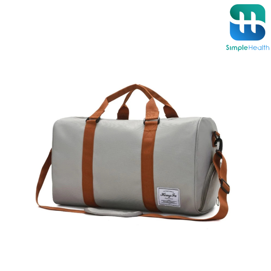 Simple healthCare  กระเป๋าเก็บของ ใส่เสื้อผ้าเดินทาง กระเป๋าขึ้นเครื่อง luggage ฟิสเนส กระเป๋าแบบผ้า กันน้ำ กระเป๋ายิม