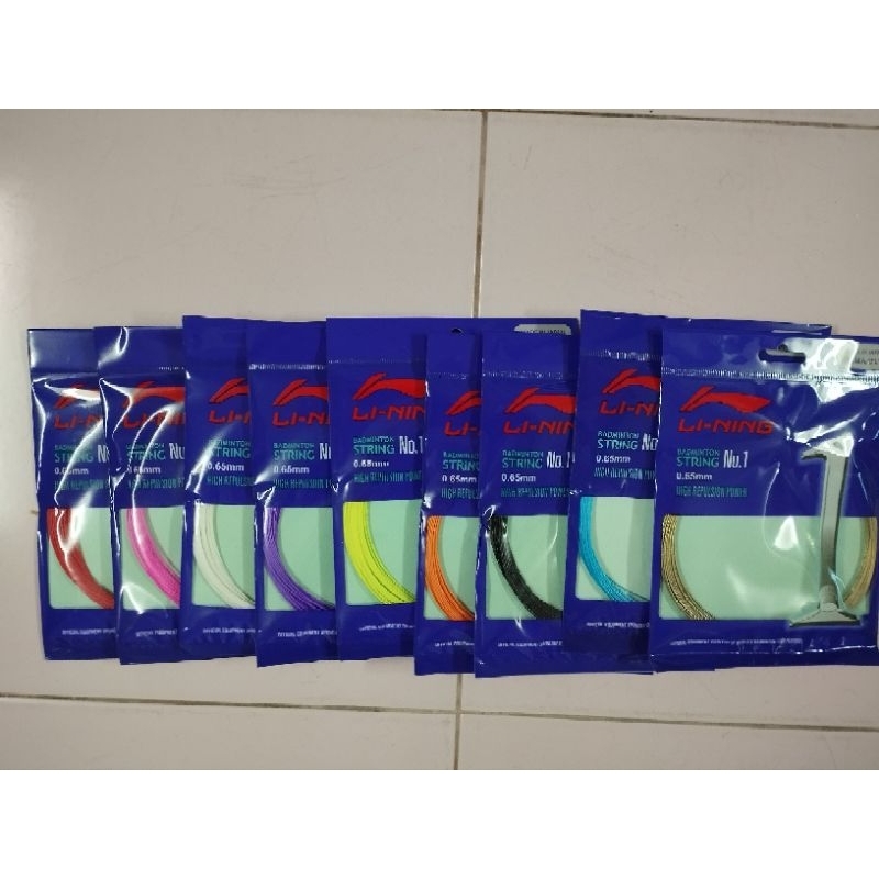 LI-NING เอ็นแบดมินตัน​ รุ่น NO-1 (AXJJ018) 0.65 mm STRING