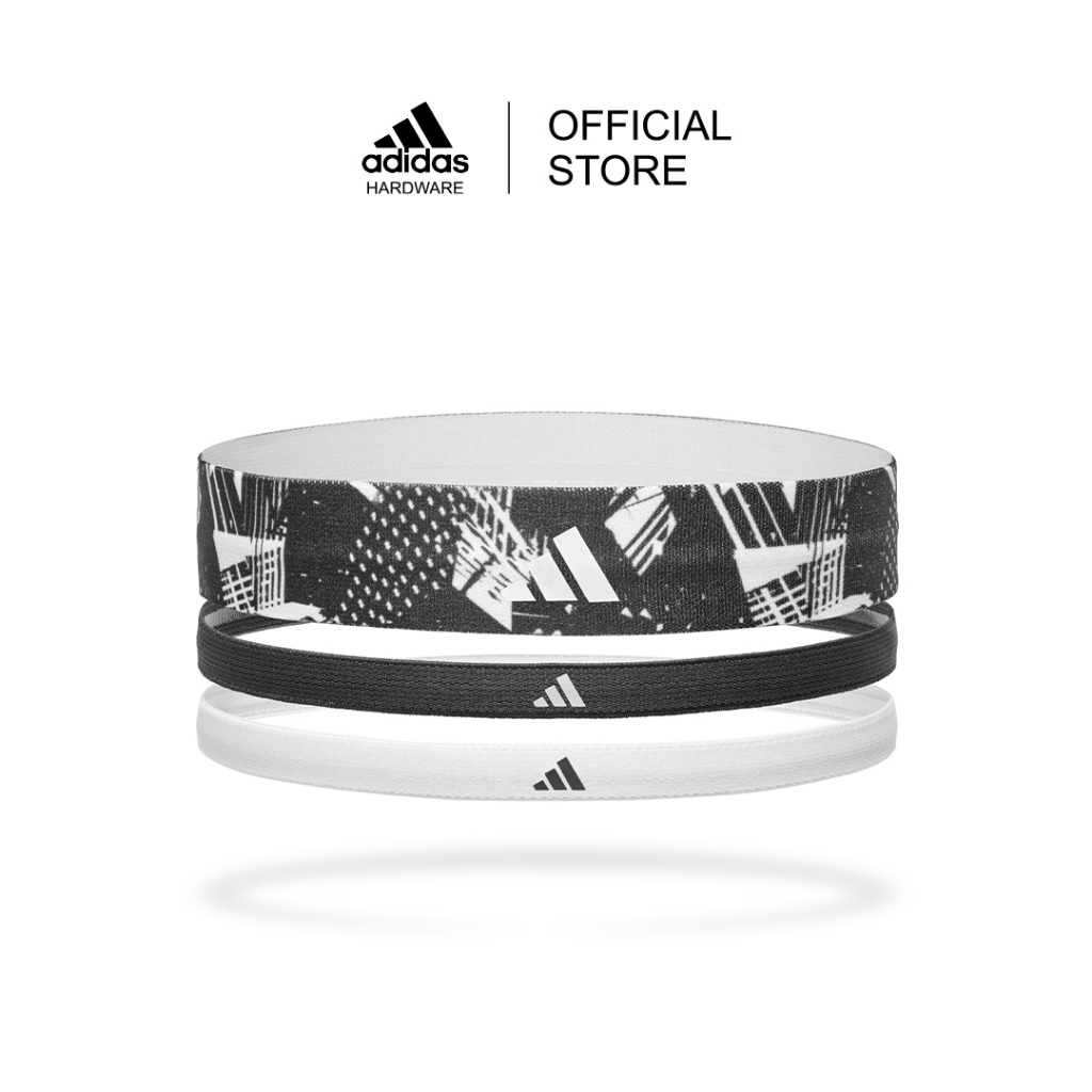 adidas ที่คาดผม (กราฟิก) สีขาว, สีดำ / Hairbands (Graphic) Black & White