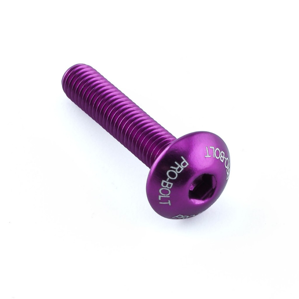 Pro-Bolt อลูมิเนียม หัวโดมสกรีนโลโก้  M5x12,16,20,25mm ราคา ถูกที่สุด ดีลบีเคเค แกลเลอรีภาพที่ 7