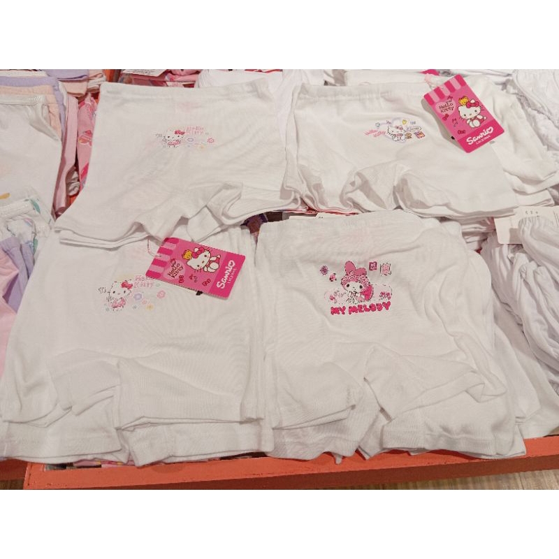 กางเกงในขาสั้นเด็ก sanrio แท้100%(ตัวล่ะ139บาท)