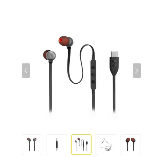 หูฟัง JBL Tune 310C USB Black