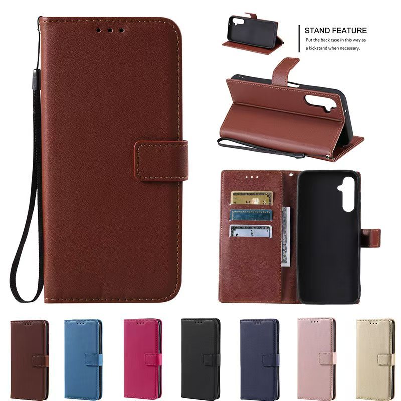 เคสฝาพับ มีล็อค สำหรับ Samsung A54 A34 A24 A25 A53 A13 A04 A04S A03 เคสกระเป๋ามีแม่เหล็ก ตั้งได้
