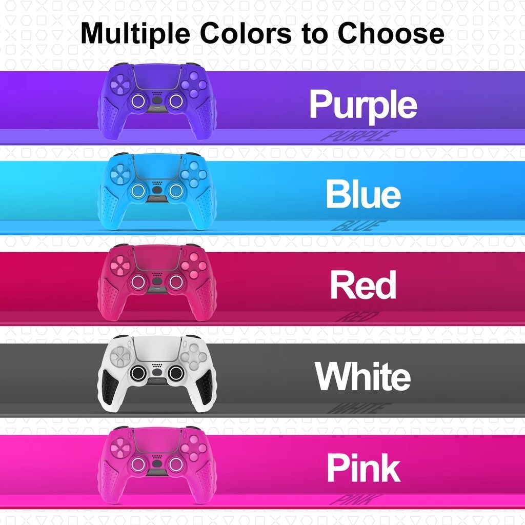 IINE เคสซิลิโคน พร้อมสติกเกอร์ทัชแพด สําหรับจอยเกม PS5