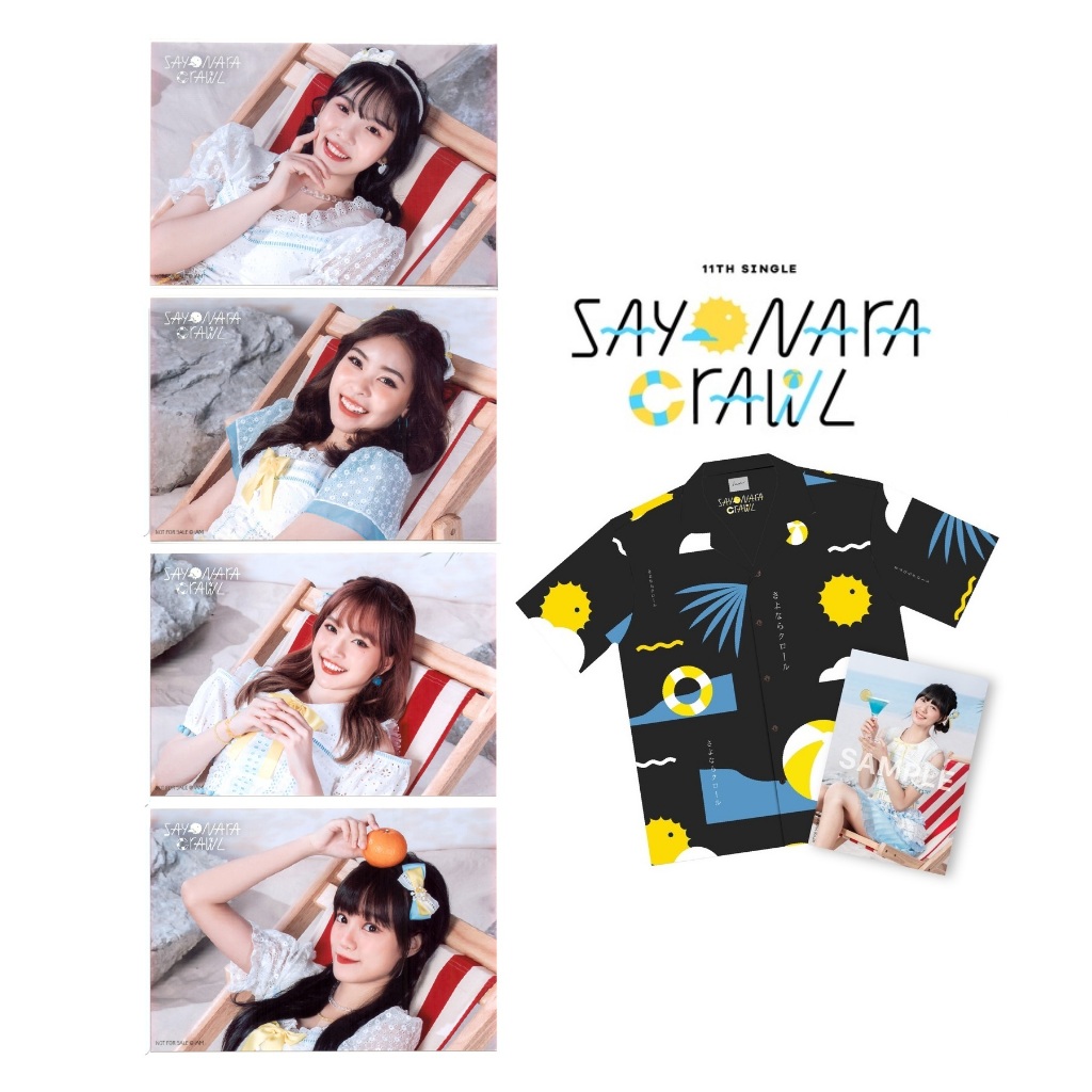 [แอคพิเศษ] แนวนอน BNK48 CGM48 Beach Shirt Sayonara Crawl เสื้อ Photoset รูปสุ่ม Special Act