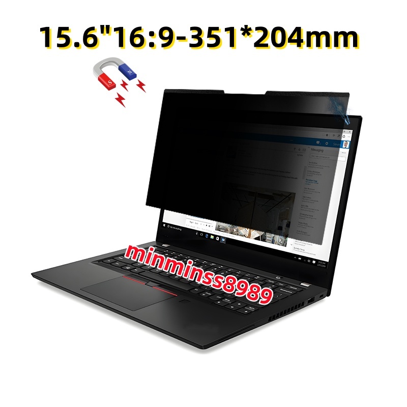PRIVACY FILTER BLUE LIGHTฟิล์มแม่เหล็กกันมองเห็นคนด้านข้างกันแสงสีฟ้าสำหรับNotebook13.3"-14"-15.6"-16.0"(16:9/16:10)