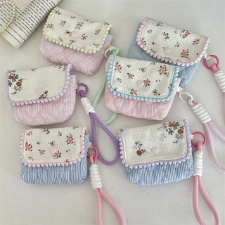 พร้อมส่ง🇹🇭 A059 กระเป๋าใส่กล้อง CCD กระเป๋าใส่AirPods ขนาดเล็ก ผลิตจากผ้าฝ้ายแท้ มาพร้อมสายห้อย