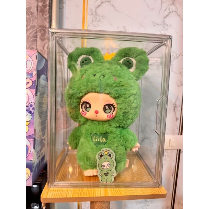 (พร้อมส่งไทย) กล่องใส่อะคริลิคอย่างดี ขนาดใหญ่ ใสน้องไลลาซู600% เบบี้ทรี400% ได้ กันฝุ่นตั้งโชว์ มีเ